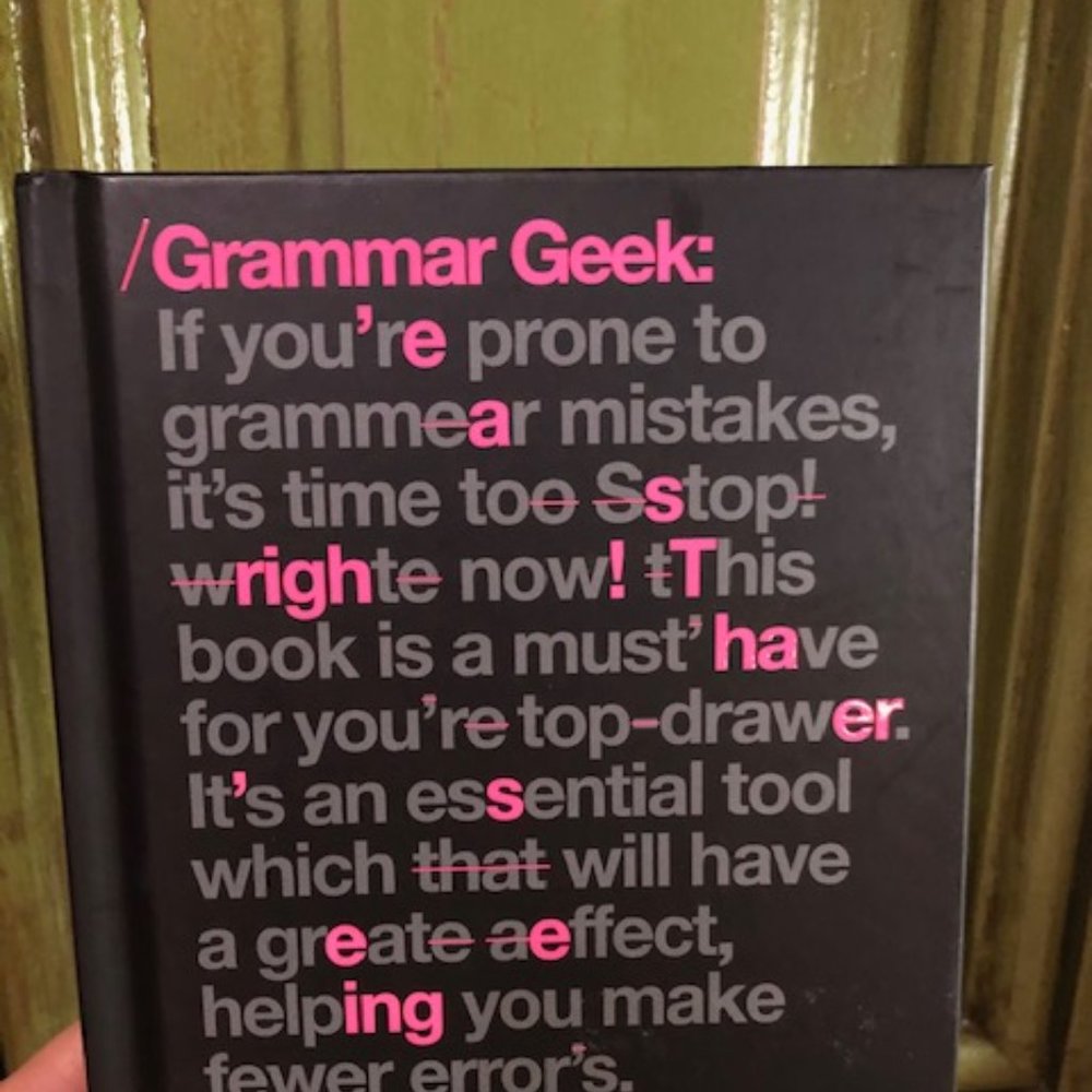 SOLD - Grammar Geek by Michael Powell
